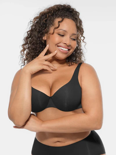 Adjustable Deep V-Neck Underwire Bra