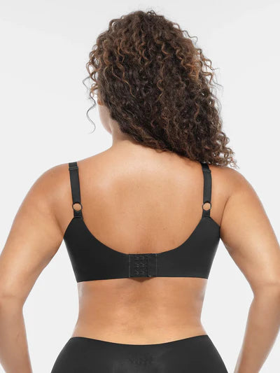 Adjustable Deep V-Neck Underwire Bra