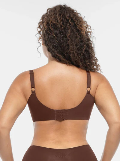 Adjustable Deep V-Neck Underwire Bra